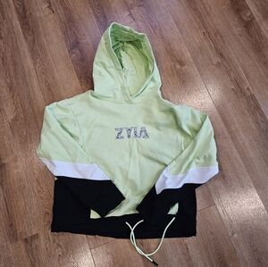 Zyia Lime Chloe Crop Hoodie (M)